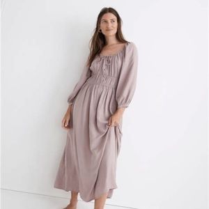 Madewell Sophia Twill Midi Dress Petite